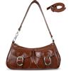Aulenge Borsa a Mano Donna Piccola Y2K Borsa a Mano Donna Vintage | Materiale PU, Stile Y2K, Streetstyle, Borsa per Festa e Matrimonio