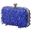 Jamron Donna Glitterata Cristallo Paillettes Pochette con Perline Borsa da Sera