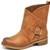 IF Fashion Scarpe da Donna Stivali Stivaletti alla Caviglia Biker Fibbie Anfibi Primaverili Estivi G630 Camel N.38