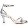 Nero Giardini E218412DE Sandali Donna in Pelle - Argento 36 EU