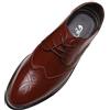 ANUFER Uomo Inteligente Nozze Brogues Punta Allacciare Formale attività Commerciale Scarpe da Sera