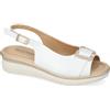 Valleverde Sandali Donna 32703 in Pelle Nude o Bianco Scarpe Casual Comode, Leggere e Flessibili, Ideali per Primavera Estate
