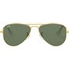 Ray-Ban 9506S, Occhiali da Sole Unisex Bambini, Verde (Gold/Green Classic), 50