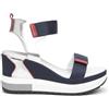 Nero Giardini E219040D Sandali Donna in Pelle - Argento 37 EU