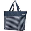 Anndora - Borsa shopper o da spiaggia, misura XXL, colore a scelta, blu navy, bianco. (Blu) - TW-8220-232