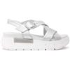 Nero Giardini E513697D Sandali Donna in Pelle - Argento 36 EU