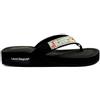 Laura Biagiotti Ciabatte aperte estive donna basse nero 8651 infradito con brillantini (nero, Sistema Taglie Calzature EU, Adulto, Donna, Numero, Media, 41)