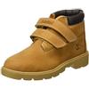 Timberland Icon Double Strap Hook & Loop - Stivali Chukka Unisex Bambini, Giallo (Wheat Nubuck 231), 33 EU