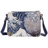 Signare Arazzo Donna Borse ispirate al designer giapponese Hokusai, The Great Wave off Kanagawa, La Grande Onda, Taglia unica