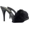 Kiara Shoes Zoccoli Neri con pelliccia sintetica - KM75140-NERO (38 EU, NERO)