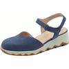 Wonders C-7601 Samara Nubuk Baltic Sandali per Donna in Nabuk Blu con Zeppa (Taglia 39)