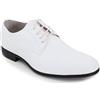 Toocool - Scarpe Uomo Derby Eleganti Stringate Francesine Mocassini Classiche IA5128 [41,ID5128 Bianco]