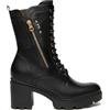 Nero Giardini I514881D Anfibi Donna in Pelle - Nero 37 EU