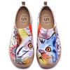 UIN Scarpe Donna Slip-On con Stampa Floreale - Scarpe Casual Leggere e Comode, Sneakers Estive con Design Artistico per Viaggi