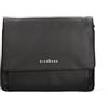 John Richmond Borsa a tracolla da uomo In Vera pelle Made in Italy 32x38x10 cm Nero