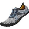 SAGUARO Scarpe Barefoot Minimaliste Uomo Scarpette a Piedi Nudi Donna Trail Shoes Grigio 40