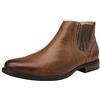 Jamron Uomo Vera Pelle Occidentale Vintage Chukka Chelsea Derby Stivali Cerniera Lampo Stivaletti