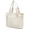 zhongningyifeng Borsa per la spesa da donna casual in tela con maniglia superiore, grande capacità, borsa per la spesa per lavoro