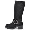 IF Fashion Scarpe da Donna Stivali Primaverili Estivi Traforati Al Polpaccio Biker Fibbie Anfibi LY70-1