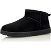 Procity Mini stivaletti da donna con fodera calda, effetto scamosciato, stivali da neve, Nero , 40 EU