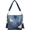 iPinee Borse in Denim per Donne, Borse a Spalla in Jeans con Manico Superiore e Borse in Denim con Strass