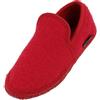 HAFLINGER Loafer - Pantofole unisex in lana, rubino, 39 EU