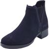 Melluso K91863 Blu Tronchetti con Tacco per Donna in camoscio con Lampo (Taglia 38)