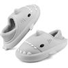 Lanivic Ciabatte Squalo Donna Uomo Impermeabile Invernali Pantofole Peluche Adulto Scarpe Interno E da Esterno Grigio EU 41 42