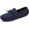 Xinghuanhua Mocassini da Uomo Pantofole Eleganti Fibbia Scarpe Basse Comode Scarpe da Guida in Pelle Scamosciata