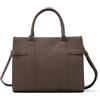 QUEEN HELENA Borsa a Mano Grande con Tracolla Rimovibile Elegante Donna M1059N (Marrone)