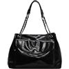 AINUOEY Donna Borse a Mano Borsa a Spalla Elegante Grandi Firmate Marca Tracolla Antifurto PU pelle 79288 1 pz Nero