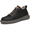 Asifn Scarpe Casual da Uomo Altezza Invisibile in Pelle Scarpe Sportive Stringate Moda Traspirante Confortevole e Leggera