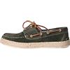 Ciabalù Scarpe da Barca Uomo Estive Eleganti in Camoscio Mocassini con Suola in Corda Made in Italy (Verde, Numeric_42)