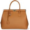 Gave Lux Borsa a Mano Donna Doppio Scomparto Vera Pelle Cuoio 26x35x16 cm