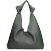 Viola Castellani Borsa a Spalla Donna in Pelle Italiana Elegante Bianco 40x42x2, VC220715623FBG