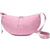 Nike Aura Crescent Crossbody-Tasche (4 L), Borsa a Tracolla Unisex-Adulto, Elemental Pink/Matte Silver, Taglia Unica