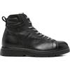 Nero Giardini I501000U Anfibi pedula in Pelle Nero