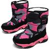 Xinghuanhua Stivali Neve Bambini Stivaletti Ragazze Ragazzi Doposci Scarponcini Imbottiti di Pelo Scarpe Invernali Comodi Caldi e Antiscivolo Impermeabile Stivali