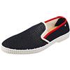 Rivieras Classic Match Mens Espadrillas Scarpe in Navy Rosso Bianco, Rosso Navy Bianco, 46 EU