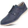 Hawkwell Scarpe Oxford da uomo taglie forti, casual, comode, da lavoro
