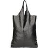 Gave Lux Borsa a Sacca in Pelle Vera Nera 38x44x3 cm con Tasca Interna