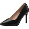 Jamron Donna Vera Pelle 9CM Tacchi a Spillo Elegante Decolletè Scarpe a Punta Scarpe da Ufficio Nero SN602C015-3 EU39.5