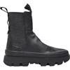 Satorisan - Unalome Elastics Premium - Stivali alla Caviglia Donna - Stivaletti Vintage Pelle Sostenibili, Confortevoli e Durevole - Colore Black - Taglia 36