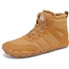 Mishansha Scarpe Unisex a Piedi Nudi Stivali Invernali Uomo Caldo Scarpe Inverno Donna Antiscivolo Scarponi da Trekking 44EU