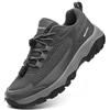 WEDXDEW Scarpe Pianta Larga Uomo Larghi o Alluce Diabetici Senza Lacci Trekking Casual Per Camminare Mocassini da Larghezza Ampia Comfort(Gray,48 EU)