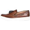 Ciabalù Mocassini Uomo Estivi Eleganti in Eco Pelle Bicolor Scarpa Bassa Made in Italy (Cuoio, Numeric_40)