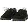 Ciabalù Inglesine Uomo in Camoscio Made in Italy Scarpe Uomo Eleganti Invernali Antiscivolo Modello Ingegnere (Nero, Sistema Taglie Calzature EU, Adulto, Numero, Media, 43)