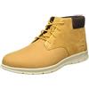 Timberland Graydon Leather Chukka, Stivali Uomo, Giallo (Wheat Nubuck), 41.5 EU