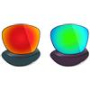 Mryok, 2 Paia di Lenti di Ricambio polarizzate per Occhiali da Sole Oakley Trillbe X, Fire Red & Emerald Green, Taglia Unica