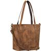 STILORD Elodie Elegante Borsa Pelle Donna Vera Pelle Media per Laptop a 13 Pollici - Shopping Bag Vera Pelle a Crossbody bag con Tracolla Removibile per Ogni Giorno Colore:sepia-marrone